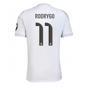 Lacne Muži Futbalové dres Real Madrid Rodrygo Goes #11 2025-26 Krátky Rukáv - Domáci